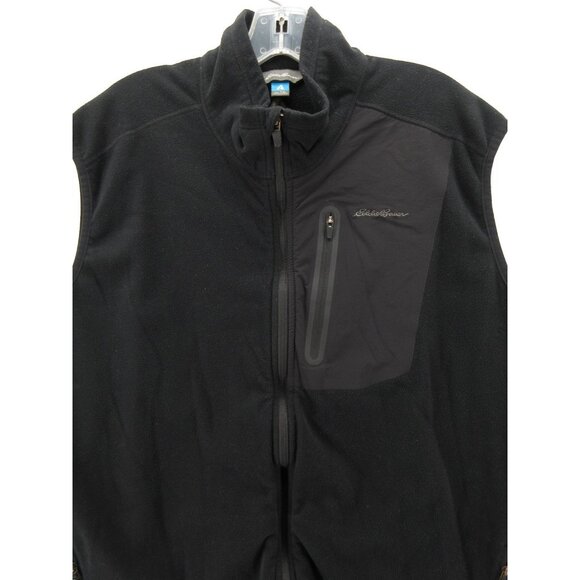 Eddie Bauer Vest XL Tall First Ascent Fleece Jacket Hiking Full Zip - Picture 2 of 11